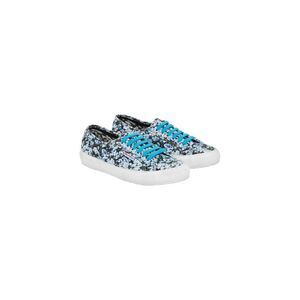 SUPERGA Womens Blue Limited Edition Eyelet Mary Almond Training Shoes 6